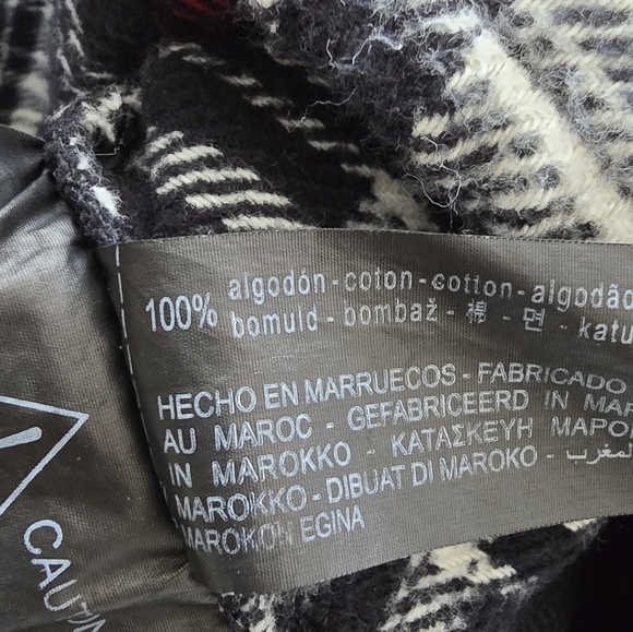 ZARA Flannel Shacket Hoodie Plaid Men XL Button Up Pocket Thick Gorpcore… - Picture 7 of 13